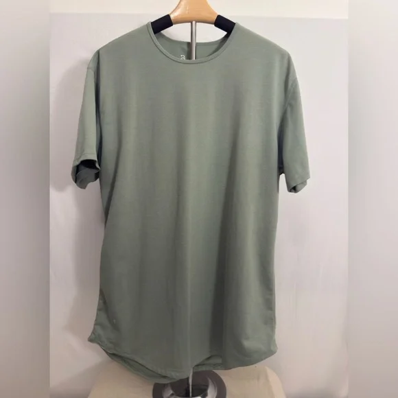 BYLT Basics Drop-Cut: BYLT Signature in Mosss- Large - Picture 2 of 3